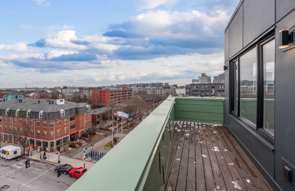 Maverick Square's balcony view