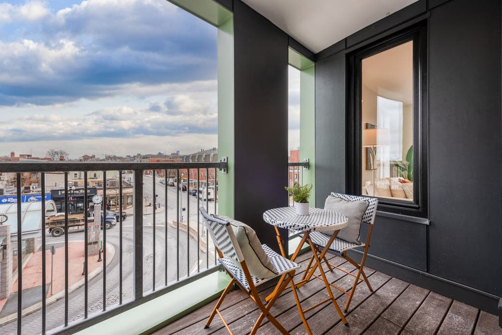 Balcony with spectacular view